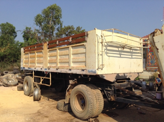 ขายสิบล้อดั้มพ่วงแม่ลูกHONO mega260ปี2549รถบ้านออกห้างเดิมๆ