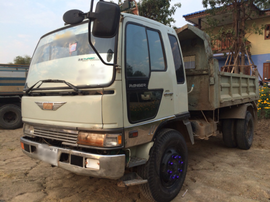 ขายรถบรรทุก 6 ล้อ ดัมพ์ HINO FE เครื่อง Ho6c 195 แรง รถห้าง ยาง 9.00 แอร์พร้อม