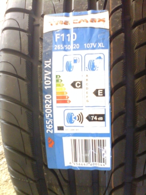 ยาง 265 50 20 TRACMAX F 110 ราคาเส้นละ 3,800 บาท ...