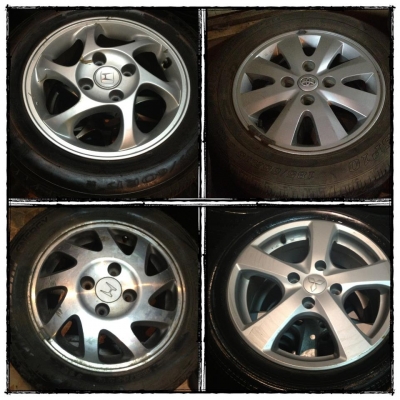 ขายล้อเดิมมือ2 Honda Toyota Misubishi ขอบ15 - 16 4รู/114+ ยาง ราคาถูก มีหลายชุด