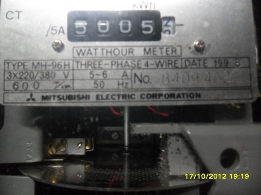 ขาย มิเตอร์ไฟฟ้า MITSUBISHI จัดไป 1700 บาท T.088-875-9838 K.ae