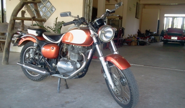 ขายคาวา Estrella 250เครื่องดี ทะเบียนแท้โอนทุกขนส่ง   78000