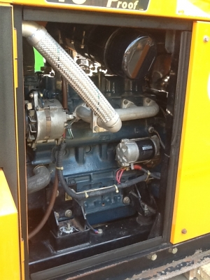 เครื่องปั่นไฟ Denyo 15KVA สภาพ99\% เครื่องปั่นไฟ Denyo 15KVA สภาพ99\%