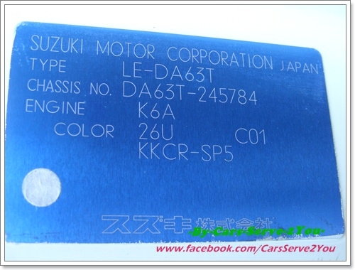 ขาย... Suzuki DA63T 4X4 เกียร์ Auto สีขาวมุกทั้งคัน สภาพเนี๊ยบสุดสุด