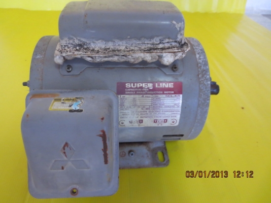 ขายมอเตอร์ ขนาด 1 แรงม้า ใช้ไฟบ้าน 220V. ราคาถูก