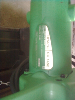 แท่นตัดไฟเบอร์้ hitachi 14 นิ้ว สภาพดี ราคาถูก!!