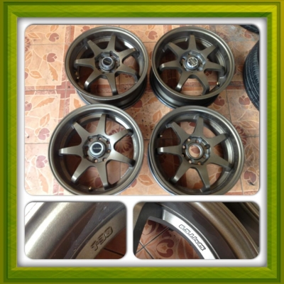 ขายแม็กมือ2 ลาย TE38 ขอบ 15 4รู100/114 ราคา 6500 บาท ราคาถูก