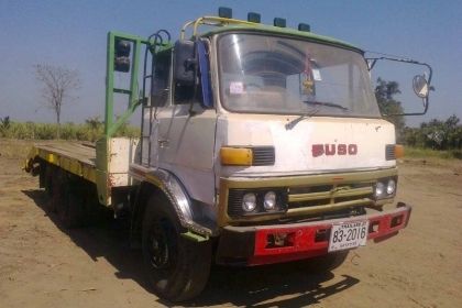 เทเลอร์MITSU รุ่นหน้ากากดำ2เพลาเครื่อง6D14พวงมาลัยเพาเวอร์