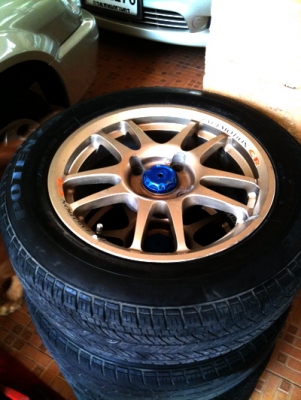 (กดที่ชื่อเพื่อดูสินค้าทั้งหมดครับ) ล้อพร้อมยางขอบ 15(ยางดี 2 พอใช้2 ).. w work emotion 4 รู 114 หน้ากว้าง 6.5 ราคา 7,500 บาท