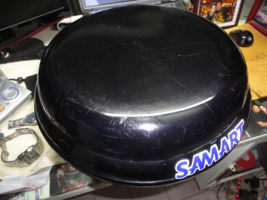 จานดาวเทียมติดรถยนต์  มีแต่จาน