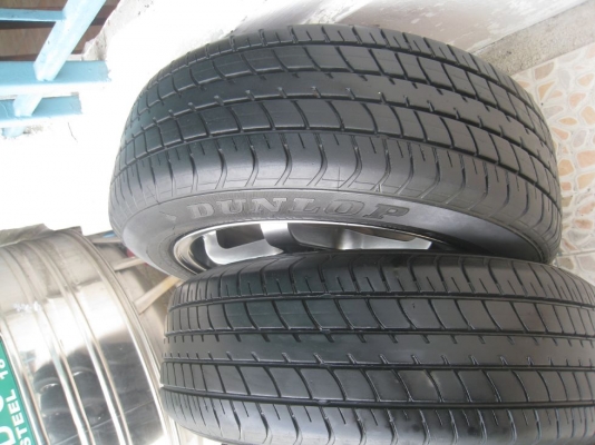 ขายล้อแม็ก JRD NISMO 15"x6.5" et38 4/100 + ยางปี11 (081-3747940)