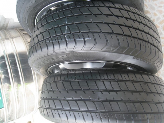 ขายล้อแม็ก JRD NISMO 15"x6.5" et38 4/100 + ยางปี11 (081-3747940)