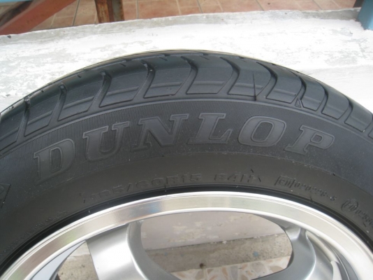 ขายล้อแม็ก JRD NISMO 15"x6.5" et38 4/100 + ยางปี11 (081-3747940)