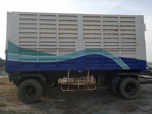 ขายลูกพ่วง 2 เพลา ดั้ม กระบะเหล้กคอกเกษตร อู่.เสรีชัยพัฒนา สวยพร้อมใช้