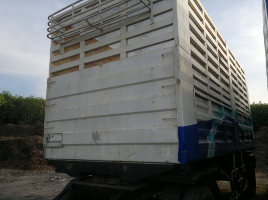 ขายลูกพ่วง 2 เพลา ดั้ม กระบะเหล้กคอกเกษตร อู่.เสรีชัยพัฒนา สวยพร้อมใช้