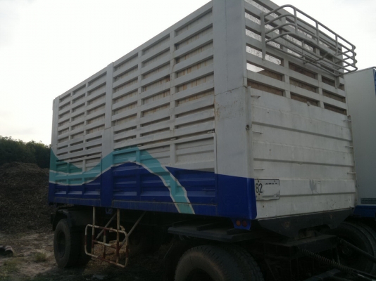 ขายลูกพ่วง 2 เพลา ดั้ม กระบะเหล้กคอกเกษตร อู่.เสรีชัยพัฒนา สวยพร้อมใช้