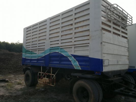 ขายลูกพ่วง 2 เพลา ดั้ม กระบะเหล้กคอกเกษตร อู่.เสรีชัยพัฒนา สวยพร้อมใช้