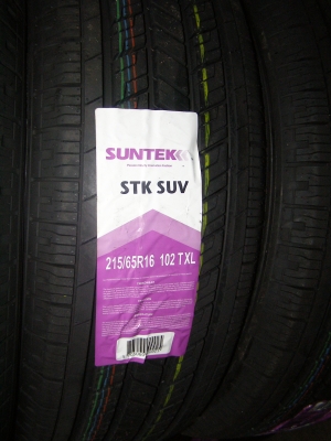 ยาง 215 65 16 SUNTEK MAX H/T เส้นละ 2,600 บาท