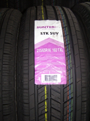 ยาง 215 65 16 SUNTEK MAX H/T เส้นละ 2,600 บาท