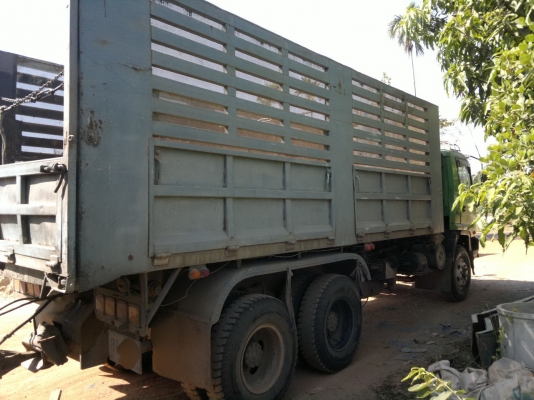 ขายรถพ่วง 22 ล้อ 2 เพลา แม่-ลูก กระบะเหล็กคอกเกษตรดั้ม ISUZU 240 วางเครื่อง.6WA1-360 แรง รถพร้อมใช้สนใจรีบจองด่วน