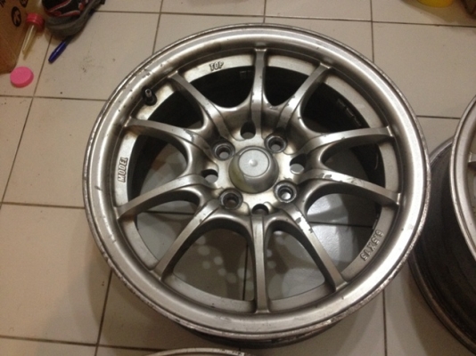 ขายแม็กซ์มือ2 ขอบ 15 ลาย Mugen 4 รู100 ราคา 5500 บาทราคาถูก