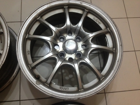 ขายแม็กซ์มือ2 ขอบ 15 ลาย Mugen 4 รู100 ราคา 5500 บาทราคาถูก