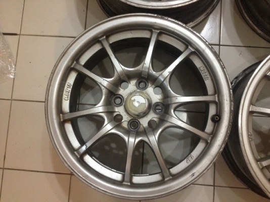 ขายแม็กซ์มือ2 ขอบ 15 ลาย Mugen 4 รู100 ราคา 5500 บาทราคาถูก