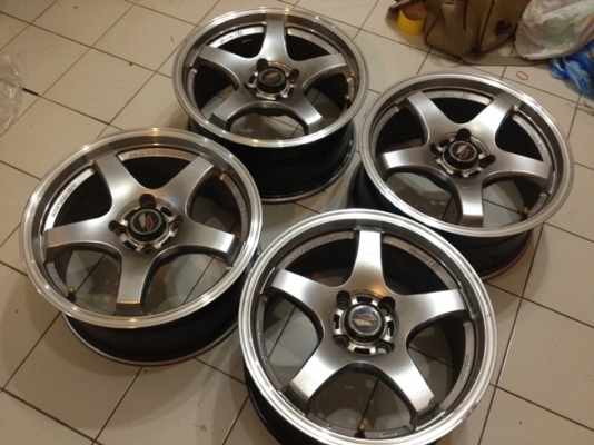 ขายแม็กซ์มือ2 ขอบ 15 Lenso Project D 4 รู100 ราคา 7300 บาทถูกก