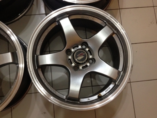 ขายแม็กซ์มือ2 ขอบ 15 Lenso Project D 4 รู100 ราคา 7300 บาทถูกก