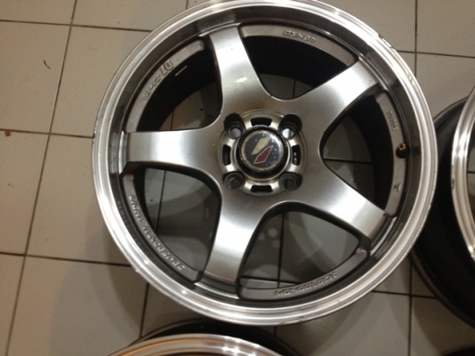 ขายแม็กซ์มือ2 ขอบ 15 Lenso Project D 4 รู100 ราคา 7300 บาทถูกก