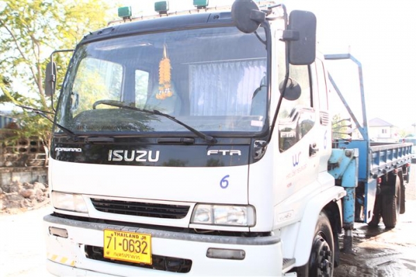 ขายรถบรรทุก6ล้อติดเครน !รถออกห้างแท้!