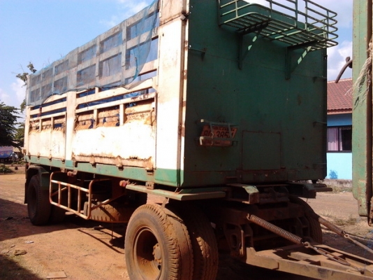 MITSUBISHI FUSO FN215 เครื่อง 260 HP EK100 รถพ่วงแม่+ลูก ลูก 2 คานดั๊มพ์ แม่กระบะดั๊มพ์มิเนียม 12 ตันสภาพสวย ช่วงล่างของ FN527 เพลาบุ๋ม ลูก 2 คานกระบะดั๊มพ์เหล็กสภาพสวยไม่มีผุ เครื่องวางใหม่อย่างดีลงเล่มถูกต้อง ภายในเก๋งสวยครบ พวงมาลัยเพาเวอร์ ช่วง