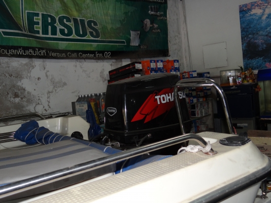 ขายเรือ 16 ฟุต สภาพใหม่พร้อมใช้เครื่อง TOHATSU 50 แรง 081-4307676