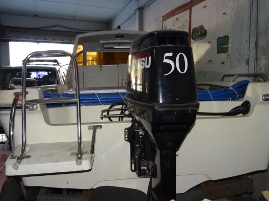 ขายเรือ 16 ฟุต สภาพใหม่พร้อมใช้เครื่อง TOHATSU 50 แรง 081-4307676