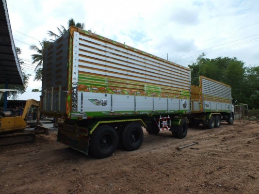 ลูกพ่วงคอกสูง 2.2 ม. 3 เพลา เพิ่งต่อเสร็จ สนใจโทรคุยกัน 081-9176906  ปิ่นครับ