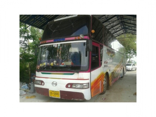 ขายบัสยาว12เมตร44ที่นั่ง เครื่องเสียงชุดใหญ่ แอร์เย็น เอกสารพร้อมโอน