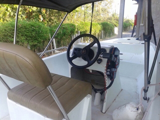 ขายเรือตกปลาพร้อม เทเลอร์ สภาพ 80\%