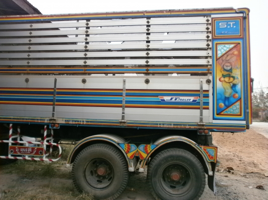 ขาย Deca 320 พ่วงแม่ลูกดั้มพ์ กระบะโลเพ้นลาย รถบ้านโทร 089-8473055