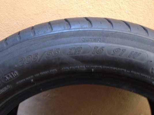 ขายยาง Michelin 205/55/16 สภาพดี 1คู่