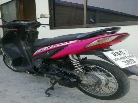 ขายhonda click play 110 สีชมพูดำ รถบ้านเดิมๆ