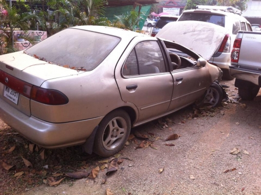 ขายซาก Nissan Sunny B14 เครื่อง GA16 เกียร Auto ปี 2540 เอกสารครบ พร้อมโอน ลดได้เยอะครับ ขายซาก Nissan Sunny B14 เครื่อง GA16 เกียร Auto ปี 2540 เอกสารครบ พร้อมโอน ลดได้เยอะครับ