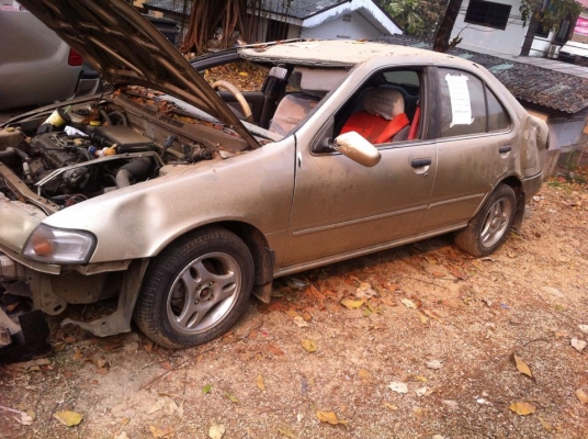 ขายซาก Nissan Sunny B14 เครื่อง GA16 เกียร Auto ปี 2540 เอกสารครบ พร้อมโอน ลดได้เยอะครับ ขายซาก Nissan Sunny B14 เครื่อง GA16 เกียร Auto ปี 2540 เอกสารครบ พร้อมโอน ลดได้เยอะครับ