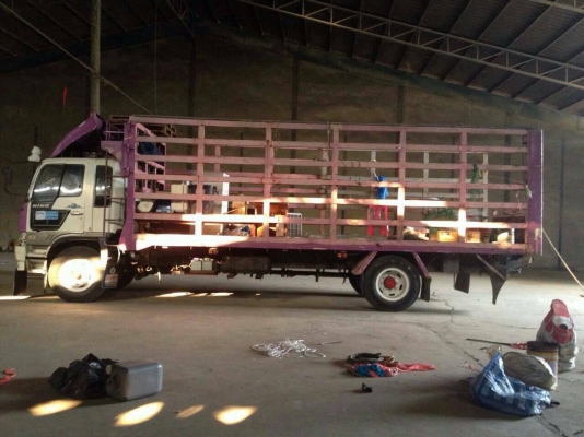 ขายรถ 6 ล้อ กระคอกเหล็ก ยาว 7.20 เมตร HINO FF3H-เครื่อง 195 ปี.36 รถสวยราคาย้อมๆ