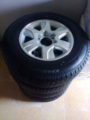 ล้อเซตขอบ16 6รูจัดรัดยางใหม่ป้ายแดงบิดโตน