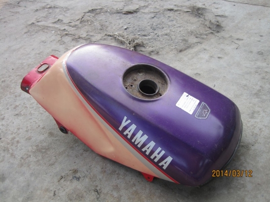 ถังน้ำมันTZRR (ฝาเรียบ) ไม่ผุไม่รั่วไม่สนิมแต่มีปะซ่อมมาแล้ว  500 (รวมส่ง)