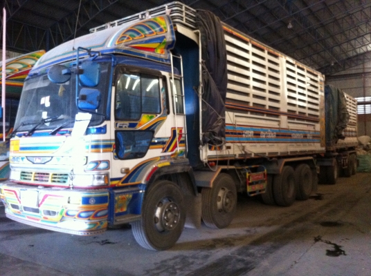 ขายรถพ่วง 24 ล้อ 2 เพลา กระบะเนียมคอกเกษตรดั้ม HINO PROFIA -P11C รถสวย มีให้เลือกหลายพ่วง สนใจโทรจองด่วน