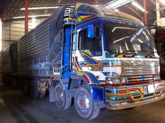 ขายรถพ่วง 24 ล้อ 2 เพลา กระบะเนียมคอกเกษตรดั้ม HINO PROFIA -P11C รถสวย มีให้เลือกหลายพ่วง สนใจโทรจองด่วน