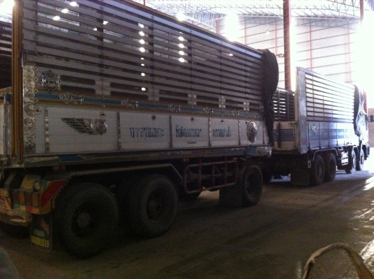 ขายรถพ่วง 24 ล้อ 2 เพลา กระบะเนียมคอกเกษตรดั้ม HINO PROFIA -P11C รถสวย มีให้เลือกหลายพ่วง สนใจโทรจองด่วน