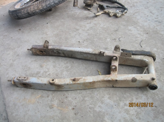 ชุดล้อหลัง-ดิสน์เบรค TZRR ครบชุดยกสวิงอาร์มไปเลย ใช้งานได้เลย 850(รวมส่ง)