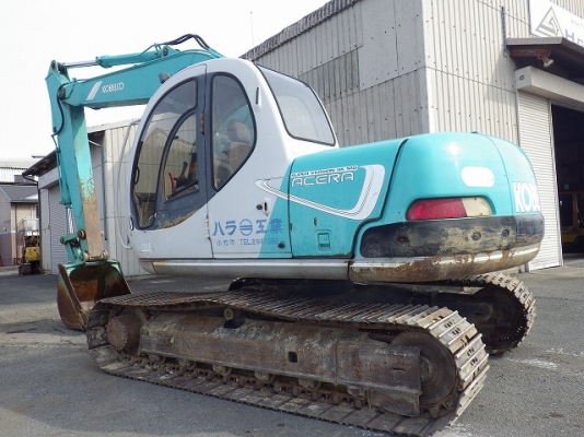 ขายด่วน KOBELCO 120-2  ใบแทรค 60  สภาพดี ยังไม่เคยใช้งานในไทยไฟฟ้าครบ เครื่องปั้มดี สภาพสวยมาก ๆ